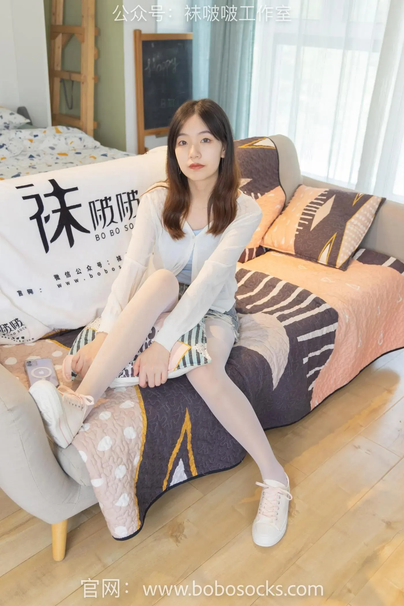 [BoBoSocks袜啵啵]NO.102 小甜豆-板鞋、白丝 [140P]插图4